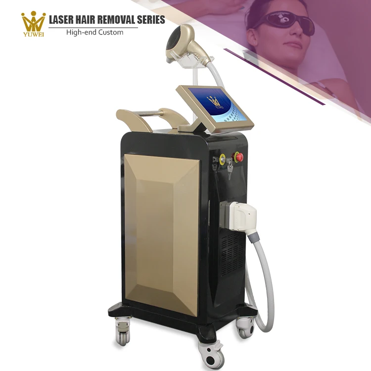 Newest alexandrite professional ice 755nm diode laser hair removal machine