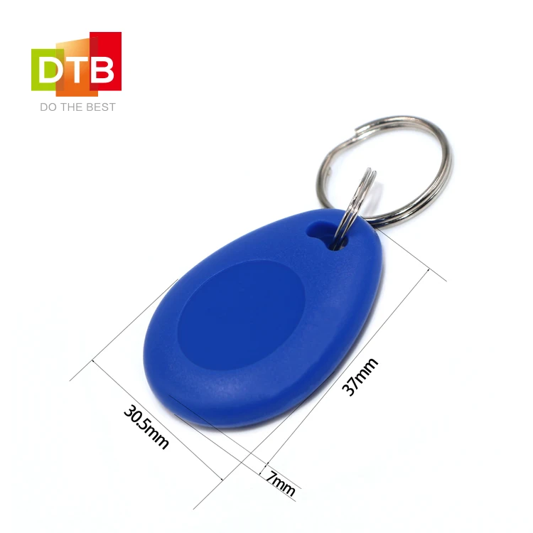 DTB водонепроницаемый пользовательские rfid брелок для ключей