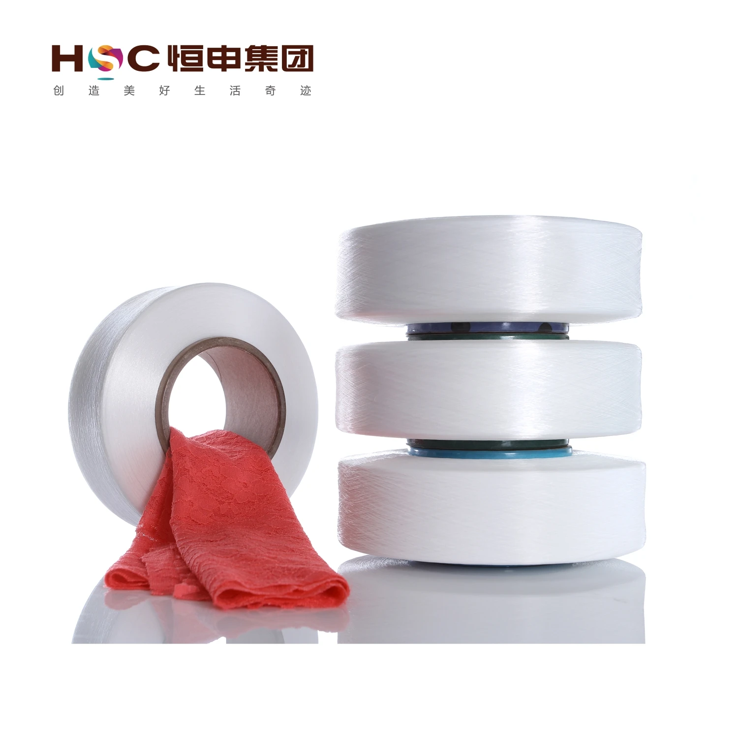 
high quality 560D SD polyester spandex elastic yarn for knitting or weaving 