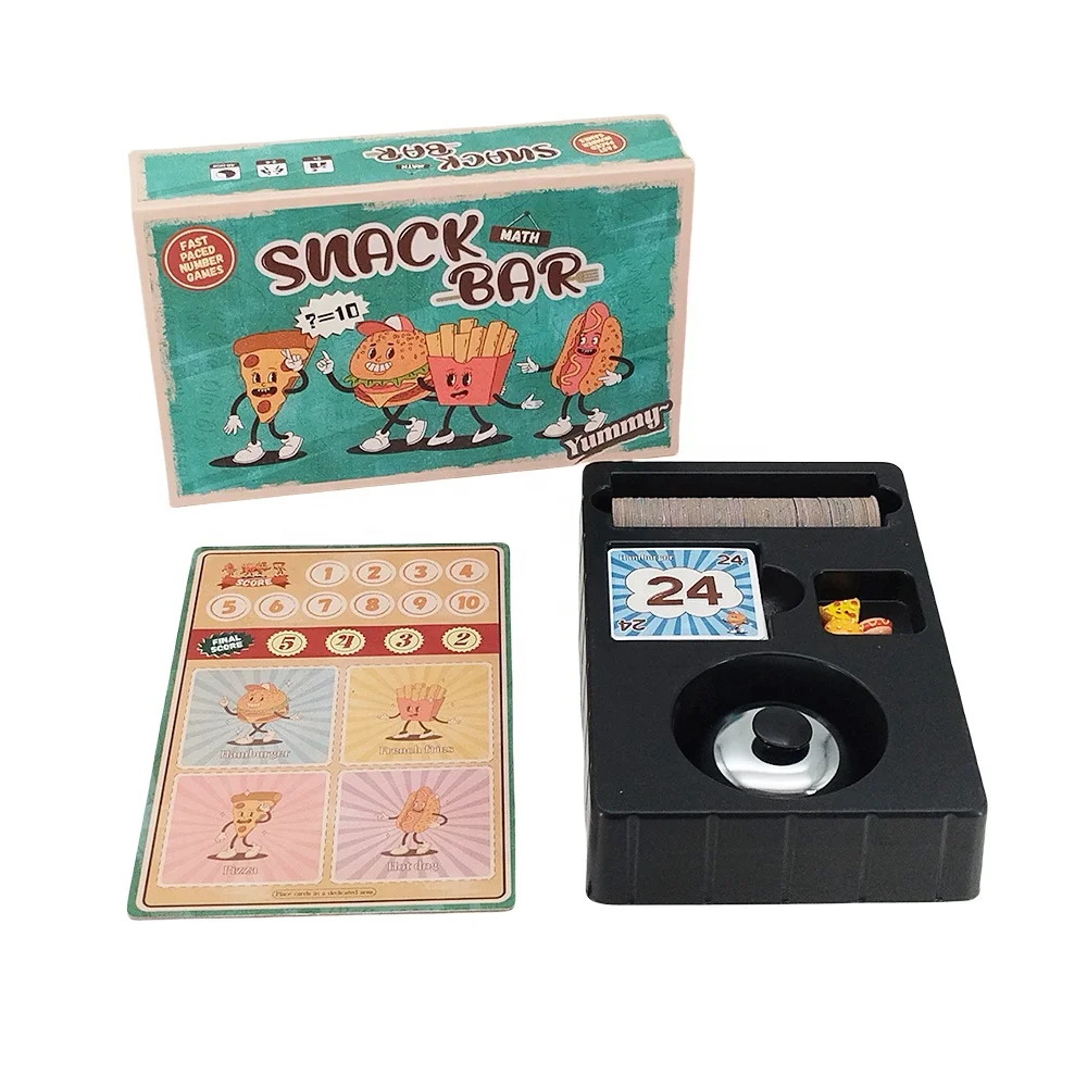 Wholesale Custom Plastic Table Boardgame for Youth and Family Kids Board Games with Card Pieces