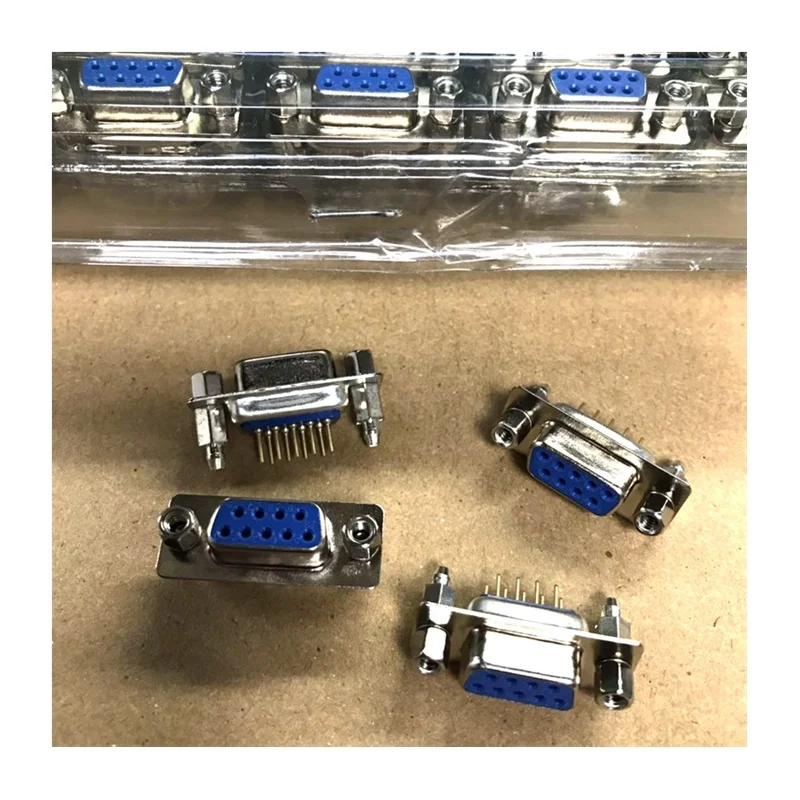 DB9 женский печатного монтажа разъем питания Серийный 9 Pin гнездовой разъем DB9 RS232 разъем