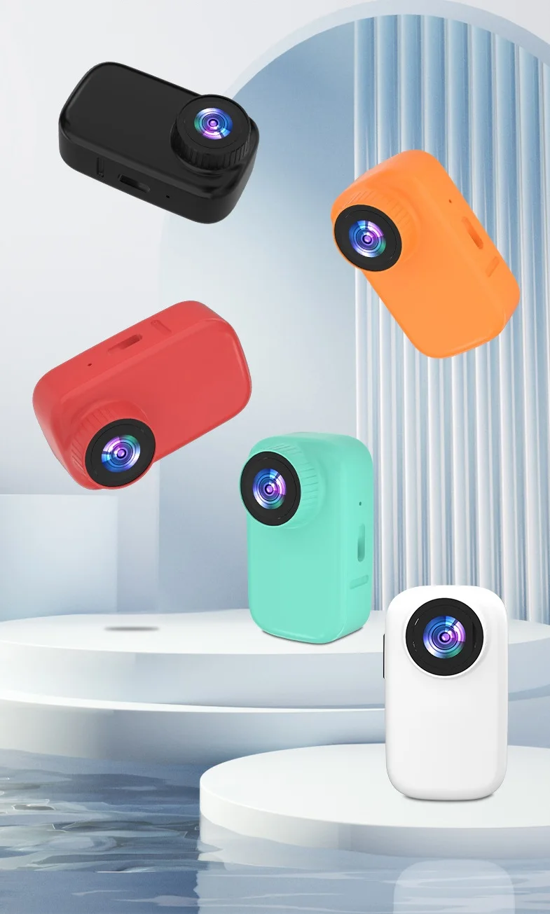 HD 1080 P Pet Sports Collar Mini Magnetic Thumb Action Camera Video Recording Outdoor Pet Safe Wireless Camera