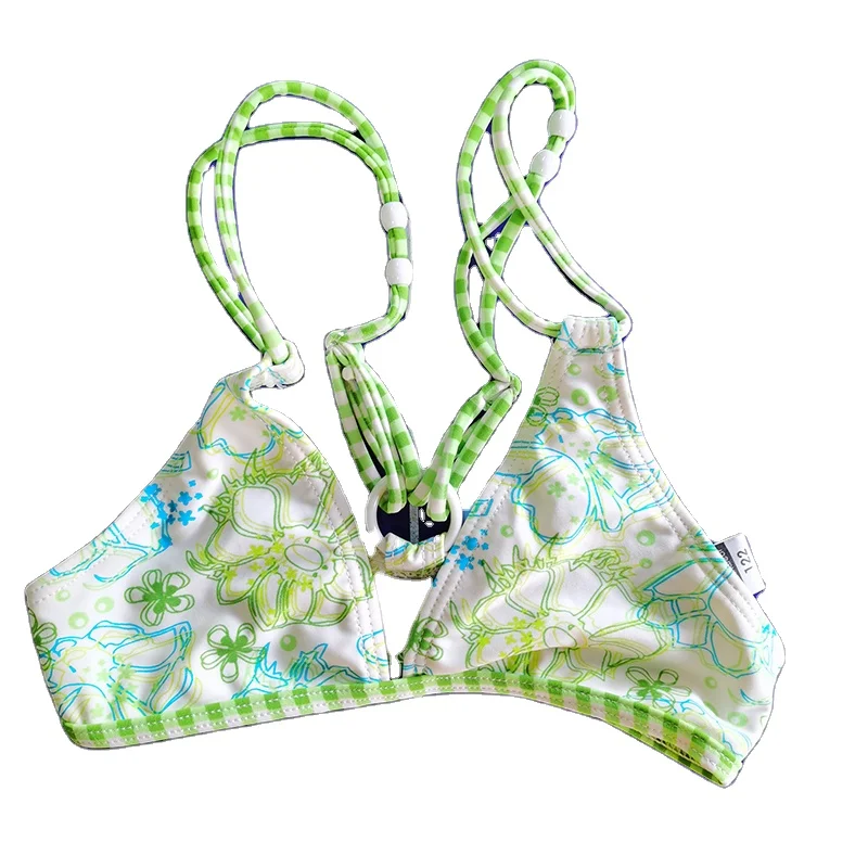 2021 fashion design little girls swimsuit custom made kids swimsuit