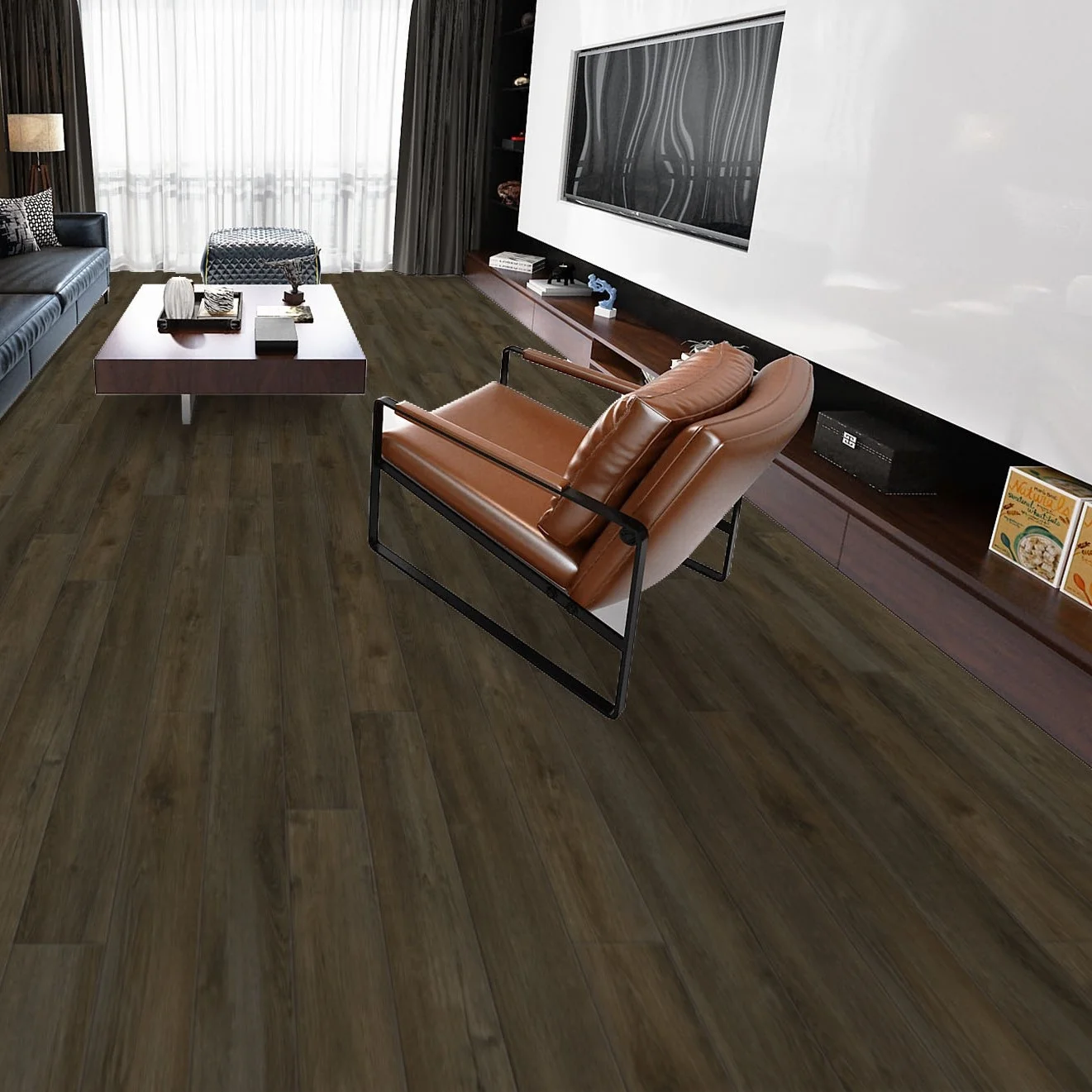 Unique Design Moistureproof 5mm PVC Rigid SPC Flooring Vinyl Plank with Click Lock