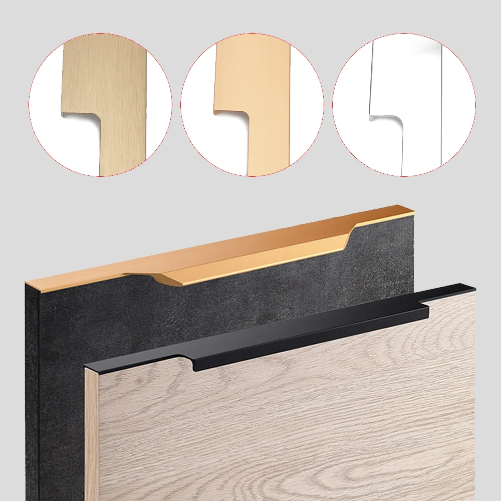 New Design Furniture Handle Gold Black Combination Single Hole Knob European Cabinet Wardrobe Door Handle