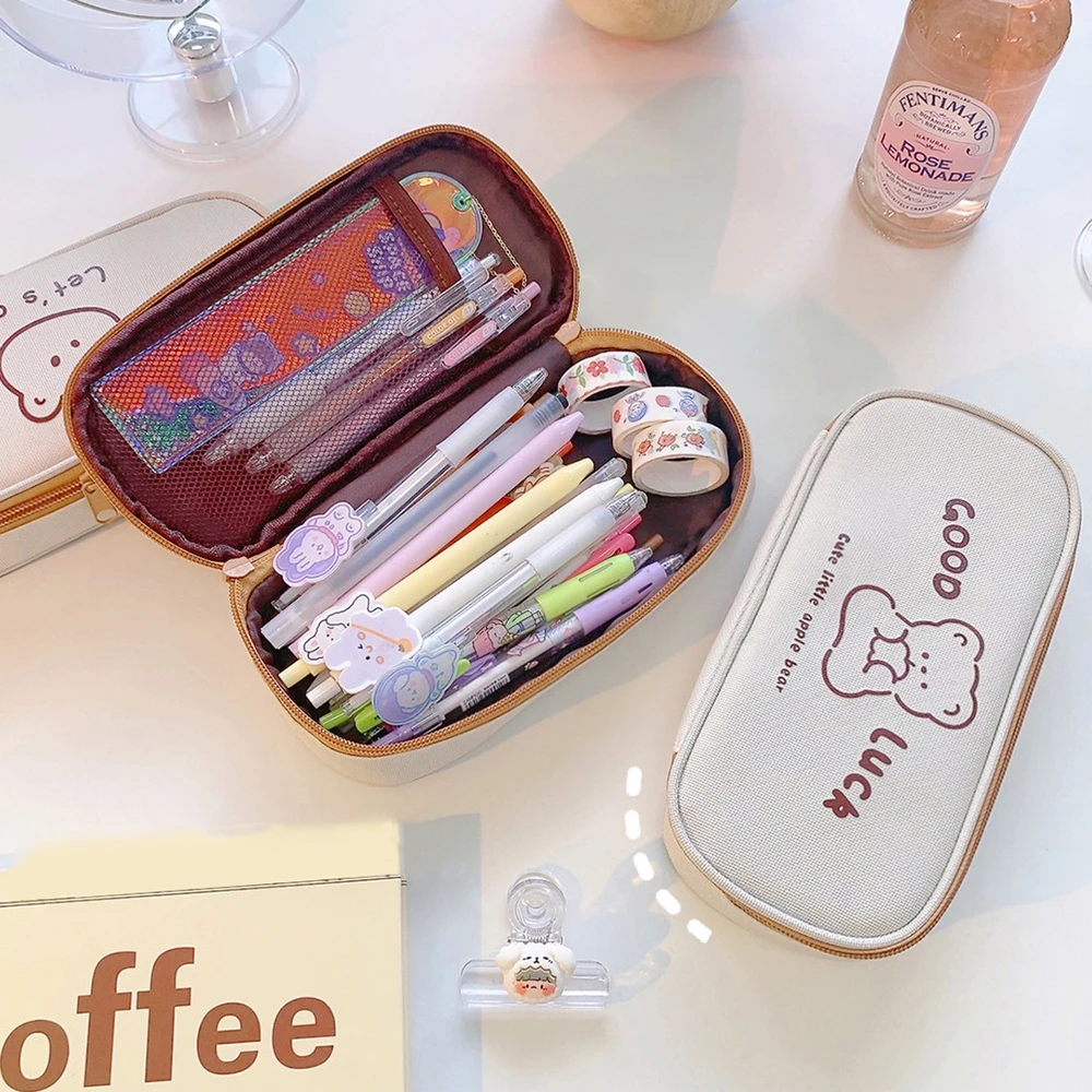 Pencil Cases Student School Supplies Stationery Pencil Bags