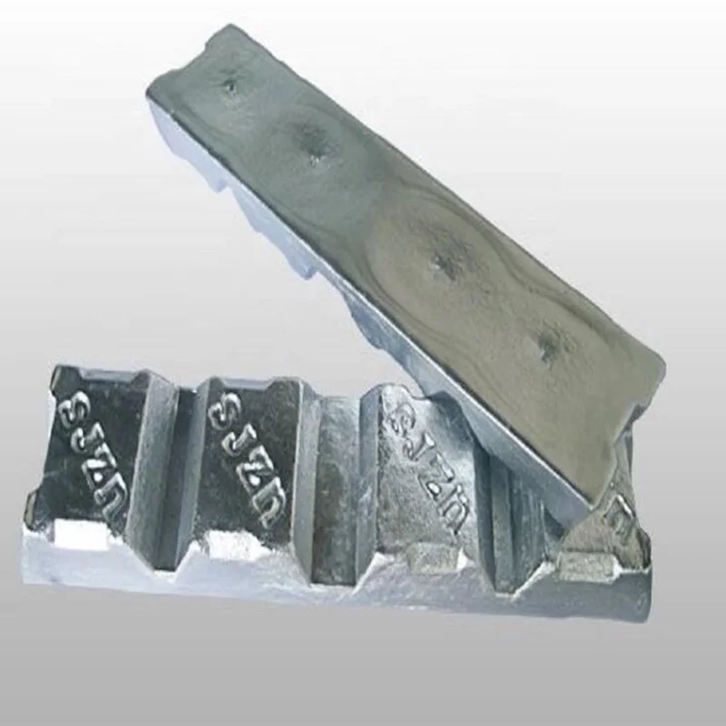 Оптовые металлические цинковые слитки высокой чистоты 99.995%