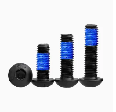 Source Factory Carbon Steel Class Grade Black Oxide Pan Head Torx Machine Screw with Nylok Patch