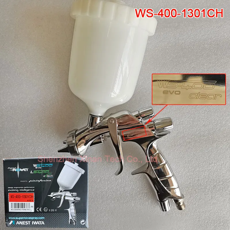 ORDER New Pistolet a Peinture Original Outdoor Anest Iwatas WS-400-1301BH Supernova 1.3mm With Cup WS400 basecoat spray gun