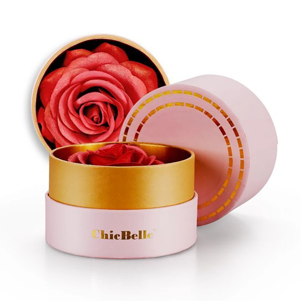 
Blush Private Label Makeup Wholesale Face Blusher Long Lasting Cheek Contour Rouge Flower Petals 3D Rose Blush 