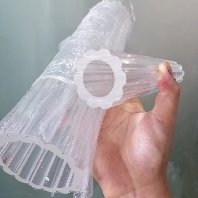 Guangzhou professional manufacturer custom flower special shaped plastic transparent pmma pipe acrylic plastic tube