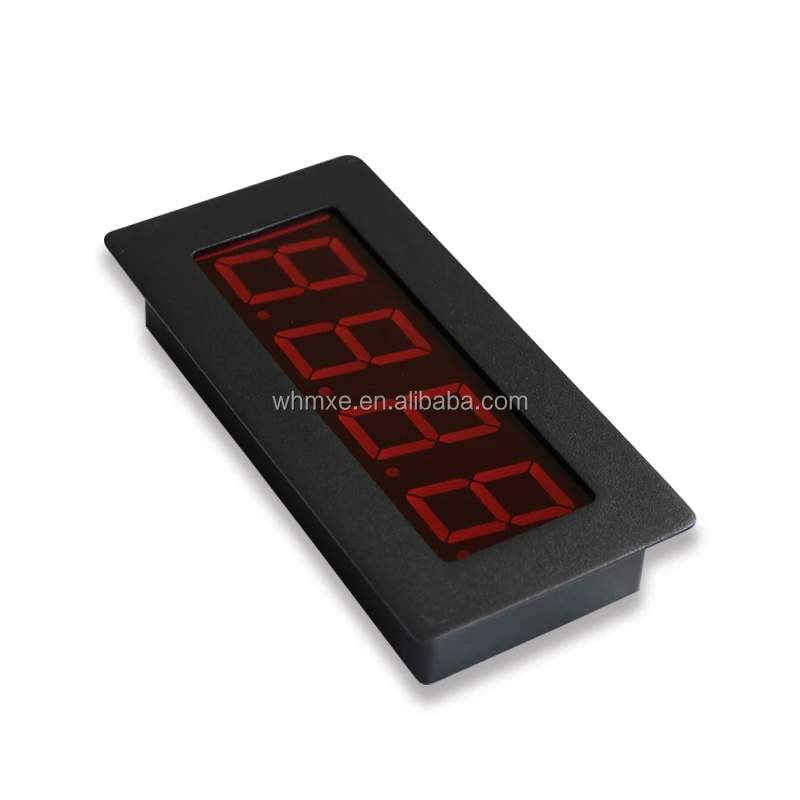 Embedded Installation 1.2-Inch Four-Digit LED Digital Numeric Display with Programmable Multi-Color Display