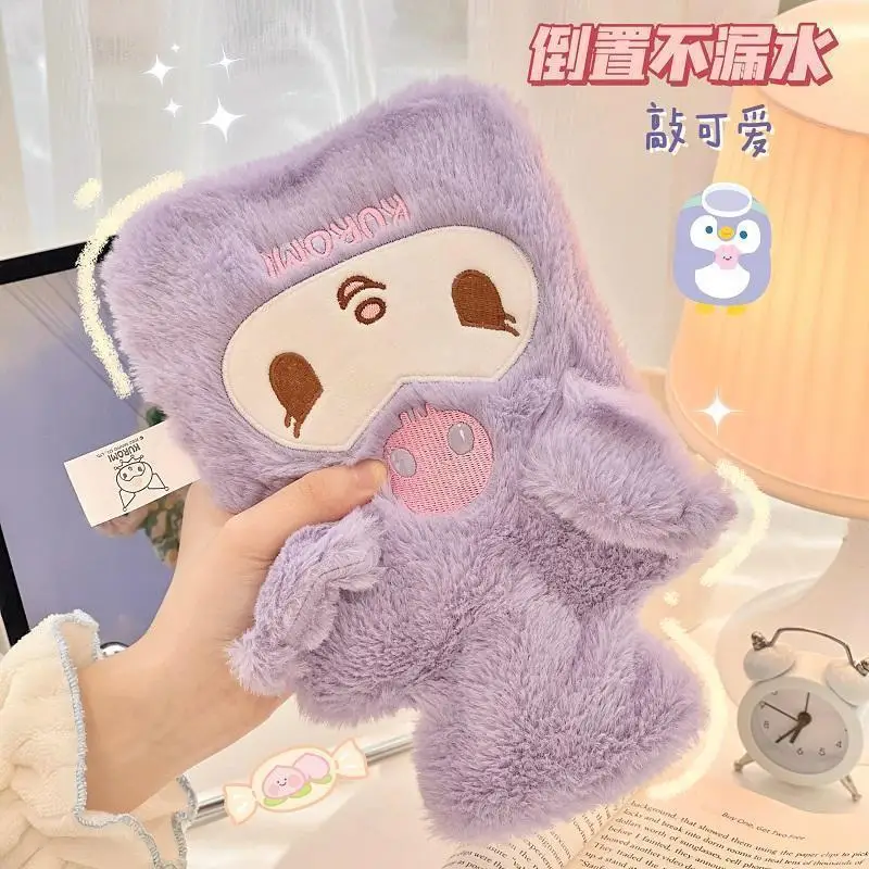 Top Selling Sanrioed Angel Stitches Plush Hot Water Bag Kuromy Cinna Warm Water-filled Cartoon Stitches Warm Hot Water Bag Gift