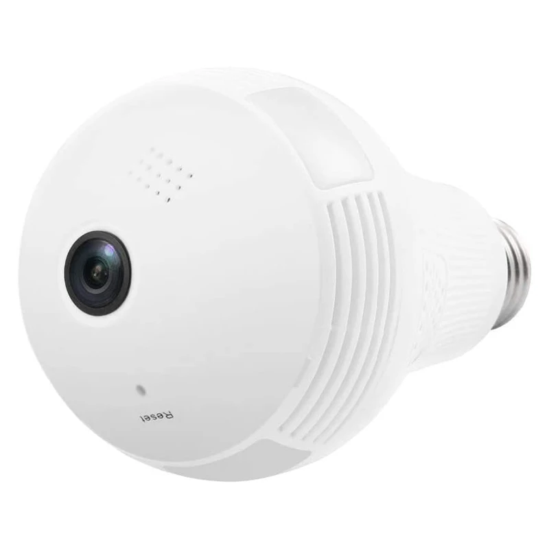 Беспроводной лампочки камеры 360 градусов 110-220V Wifi 1080p Fisheye Ip камера видеонаблюдения лампа Cctv видео регистратор с камерой ночного