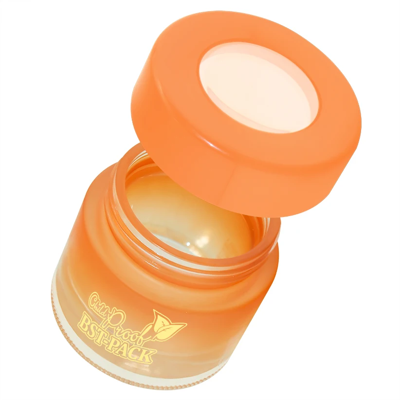 3.5g Custom Label Childproof Clear Window Jar Airtight Magnifying Lid Child Resistant Magnifying Glass Jar For Herb Dry Flower