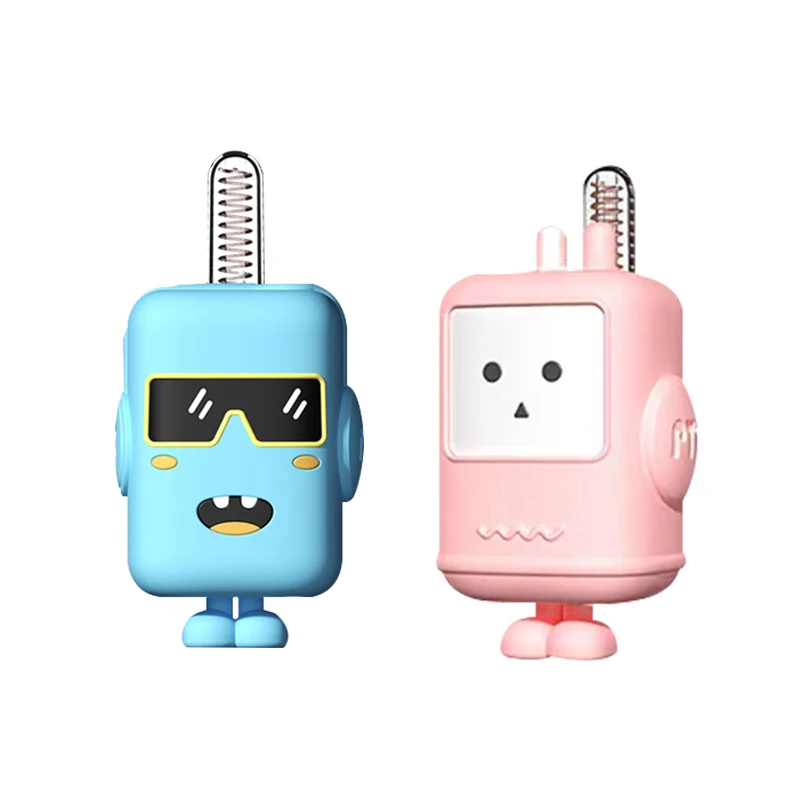 Practical Cute Toy Mini Walkie Talkie Wireless Walkie Talkies For Kids Pink/Blue Handheld Walkie Talkie