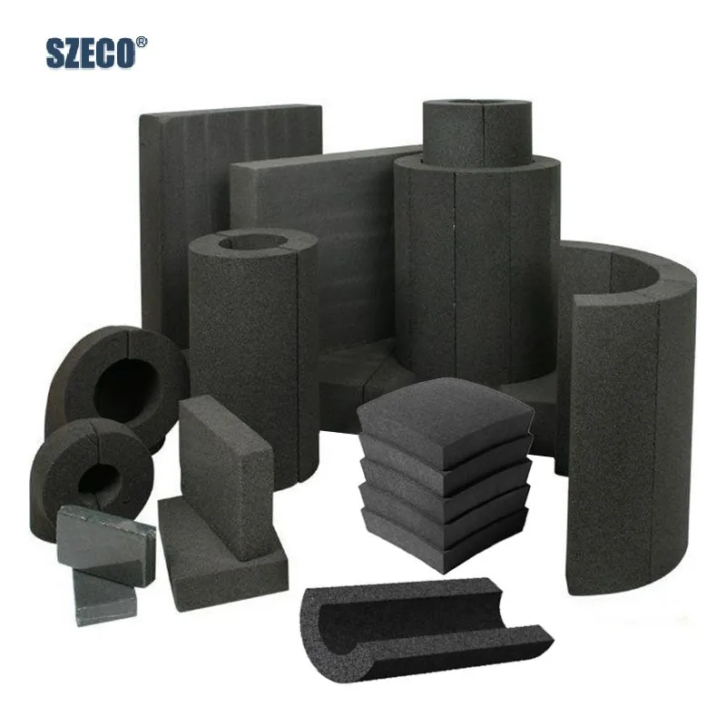 ASTM C552 Foam Glass Pipe Cold Insulation Material Chilled Water Pipe Insulation Section Material