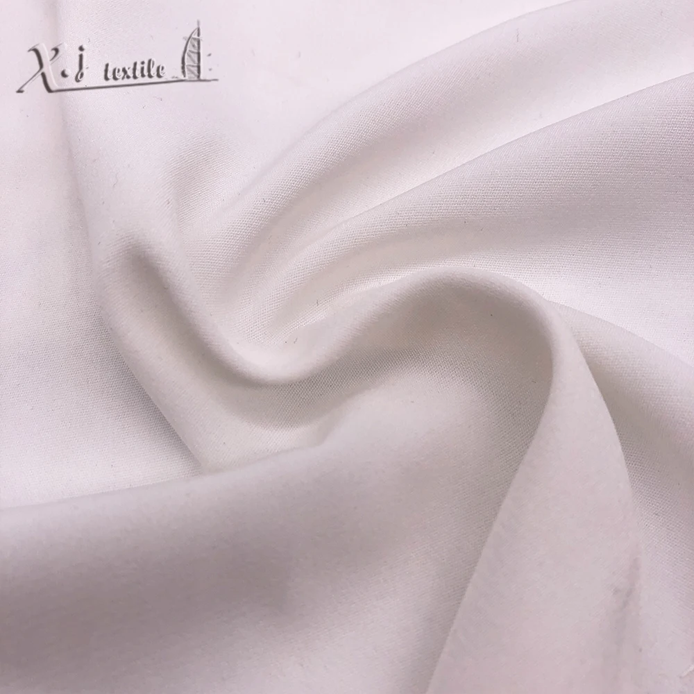 100% Recycled RPET Polyester Plain Wool Peach Skin Chiffon Fabric Made Recycled Plastic Bottles For Muslim Abaya