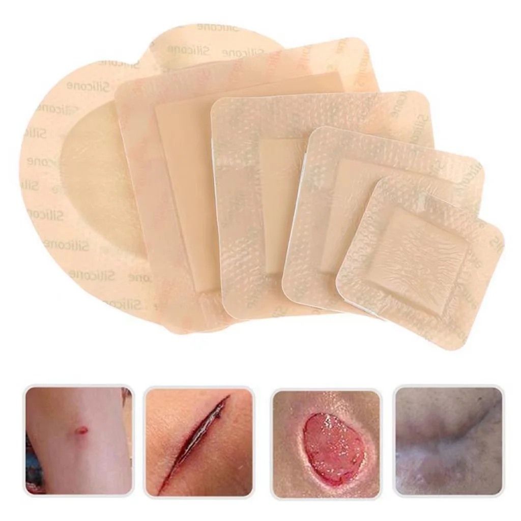Advance Wound Dressing Medical Silicone Foam Wound Dressing10pcs/box for Bed Sores Pressure Ulcers