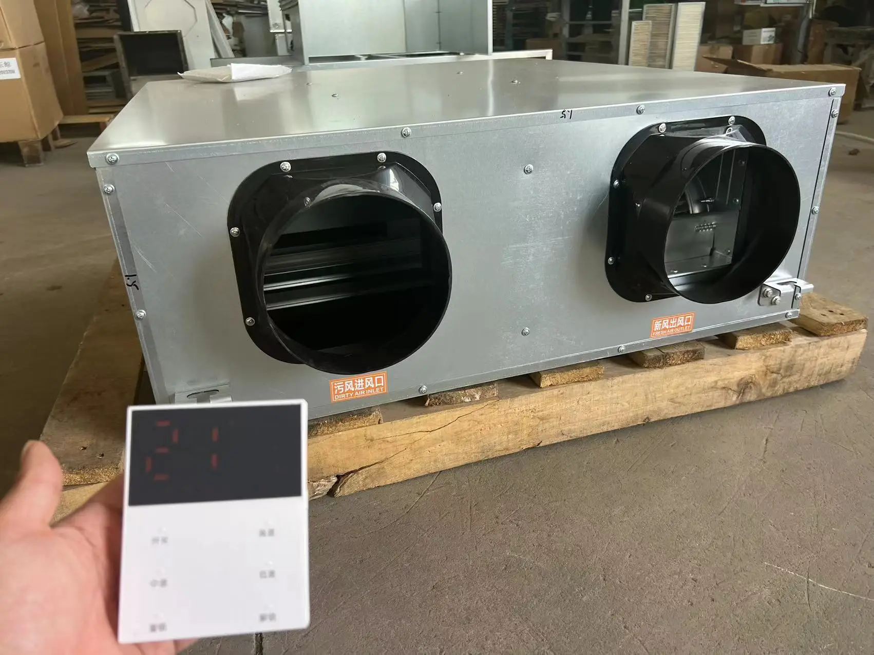 erv hrv air ventilators energy recovery ventilation wireless control recuperator ventilation