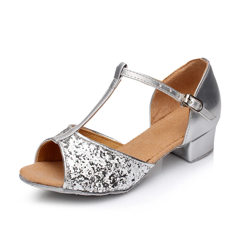 3 см для девочек на низком каблуке Обувь для бальных латиноамериканских танцев, обувь для танцев с 5 атласа по индивидуальному заказу розового цвета в китайском стиле детское платье для латинских танцев для девочек, обувь