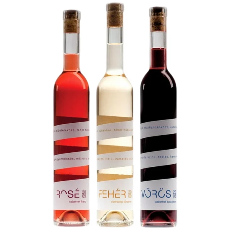 Custom Clear Labels Hot Sale Custom Label Printing Red Wine Label