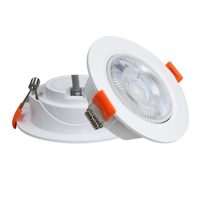 DOB IP44 Skd Ultra Thin 9 Watt Round Led Light Downlight Prices PC Plastic 90 Modern 80 9W SMD2835 7 Cm Spot Light 1000 Luminous