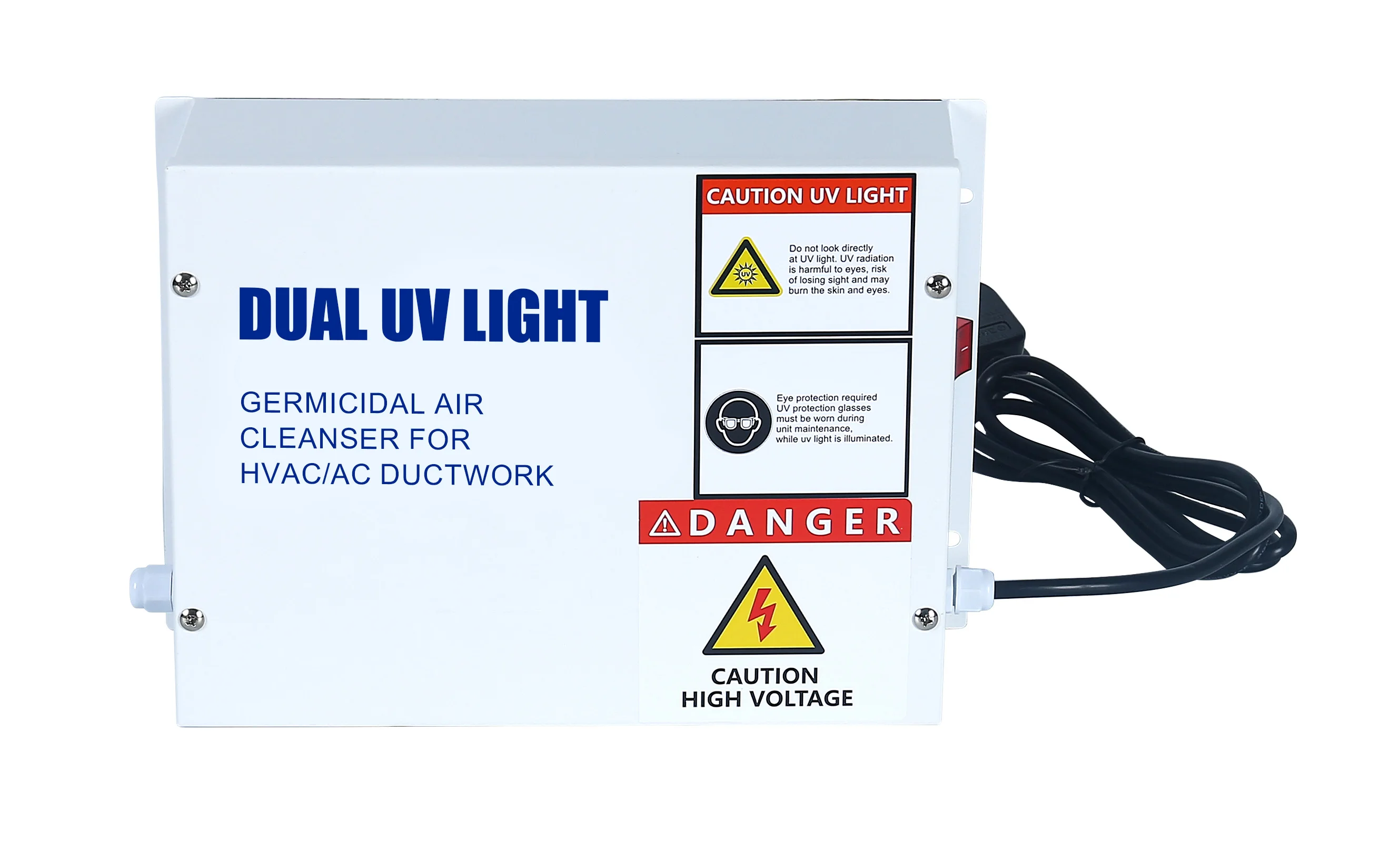 G200 Dual UV Light Germicidal Air Cleanser for HVAC/AC Ductwork