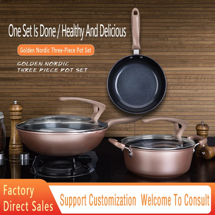 Aluminum Alloy Cookware Travel Camping Pots And Pans Non Stick Cookware Set