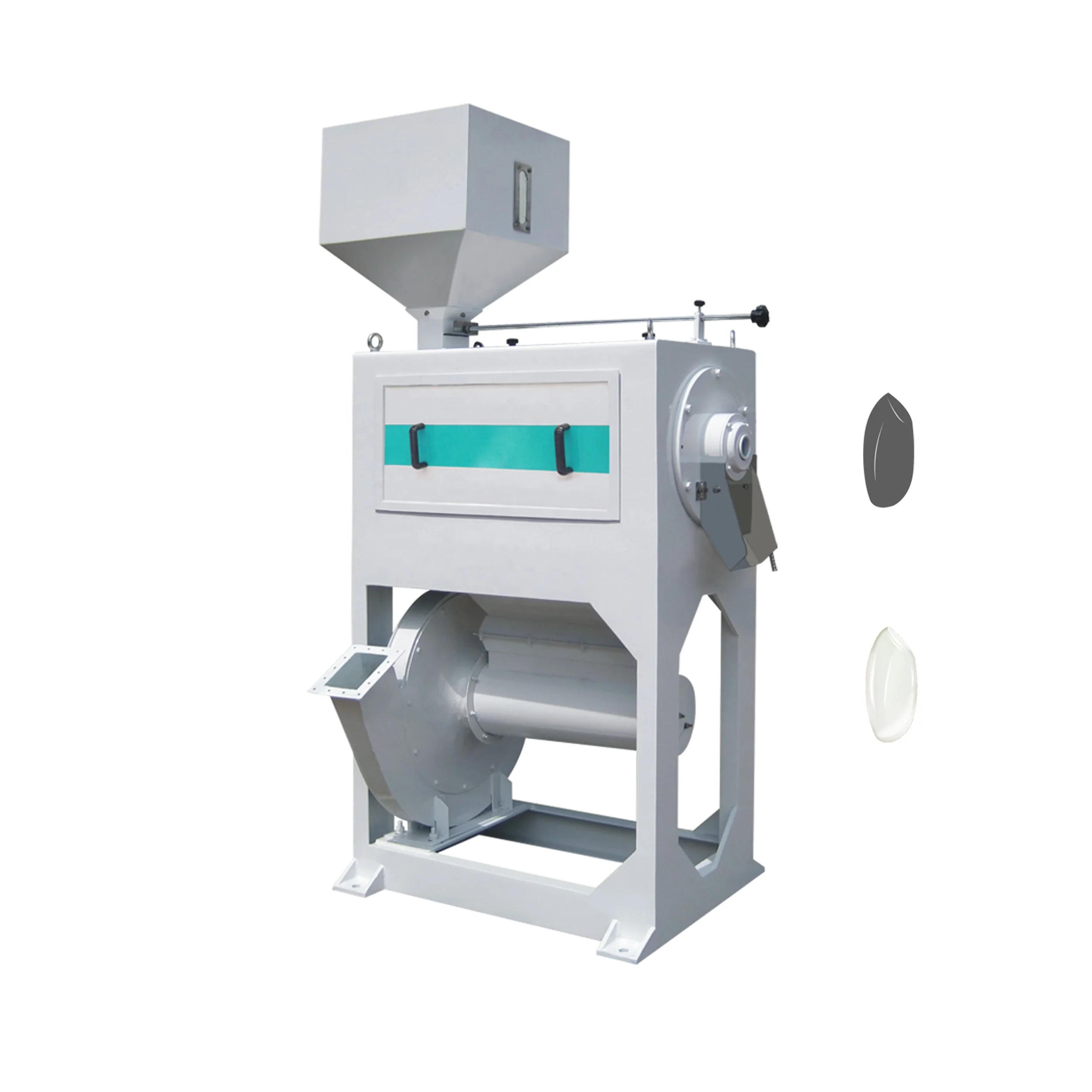 Good Price Emery Roller Horizontal Rice Whitener Machine Rice Mill Miller Milling Machinery in Rice Processing Plant