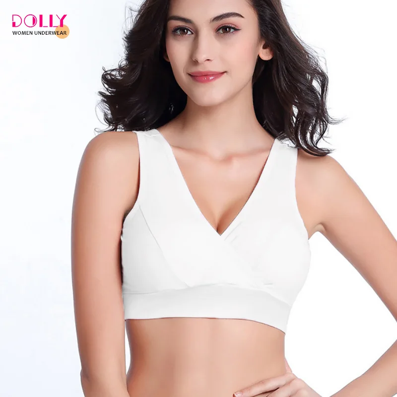
Sexy Underwear Women Sleeping Bra Breathable Soft Maternity Nursing Bra Wholesale 