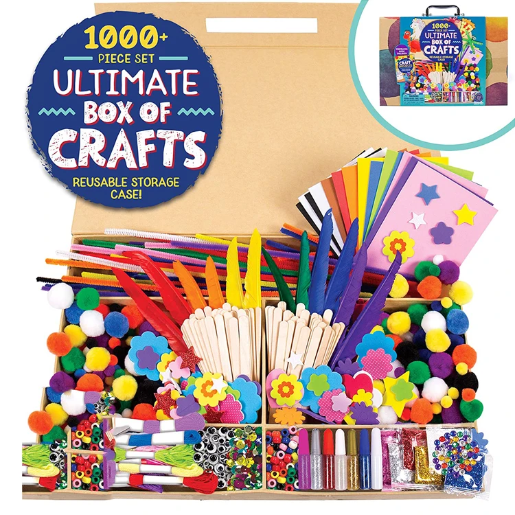 All In One Diy Ultimate Craft Box Art & Craft Activities Set for Kids