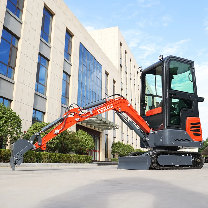 Chinese Factory kubota engine mini Excavator 1 Ton Hydraulic crawler Euro 5 Smallest Mini Excavators 1 Ton Free Shipping
