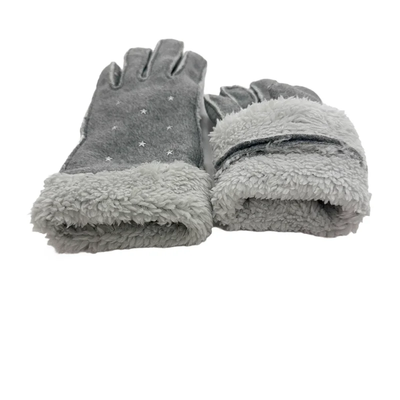 Top Quality Women sew gloves with ironed sheets Thickened warm gloves Soft gloves