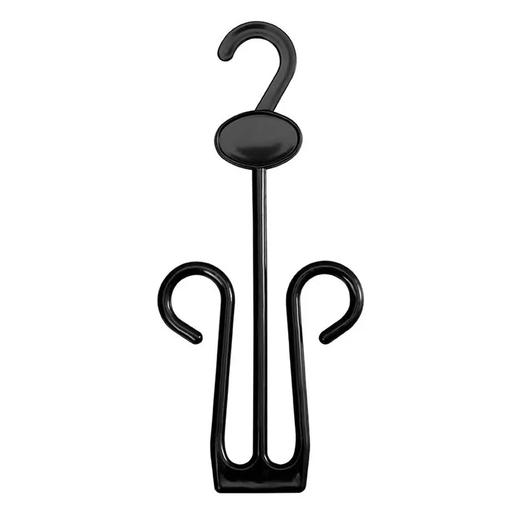 Supermarket Shopping Mall Black Sandal Hanger Plastic Hanger Hook For Slipper Socks