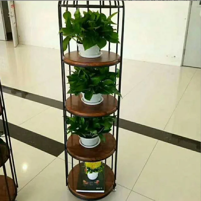 Factory Price Sales Practical Wan Hongxin Hollow Beautiful Practical multi-layer Flower Pot Flower Shelf three-dimensional shelf