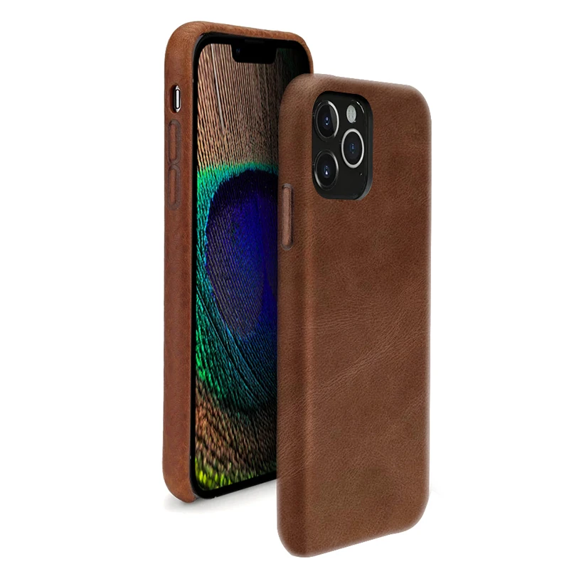 Genuine Leather Case Custom Calf Skin,Full Grain Leather Cover Full Protective Phone Case For Cell Phone 12