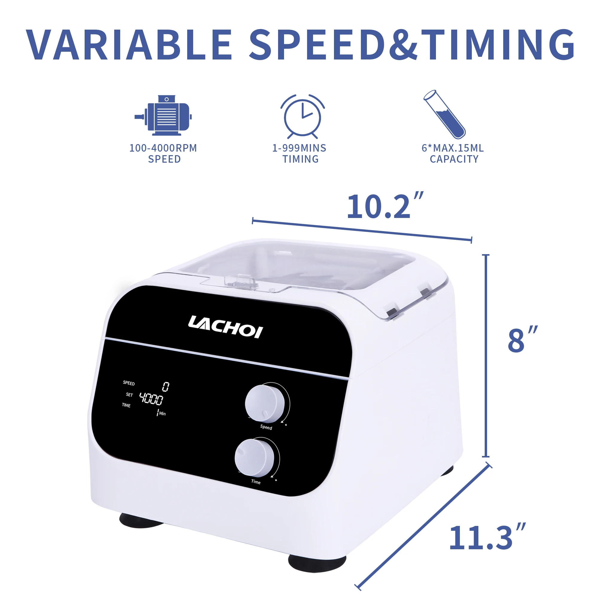Manufacture 100-4000 rpm Speed Range Table Top Low Speed Laboratory Medical Prp Centrifuge
