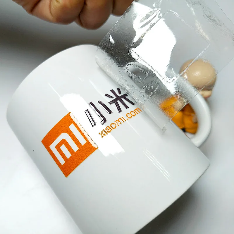 Uv Transfer Sticker For Bottle Logo Custom Hollow Separation Self-adhesive Label Trademark Word Sticker