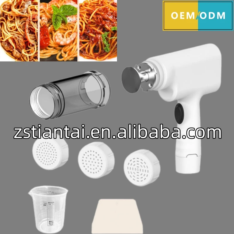 Portable electric noodle pasta makers small spaghetti noodle maker gun handheld wireless charging mini pasta maker