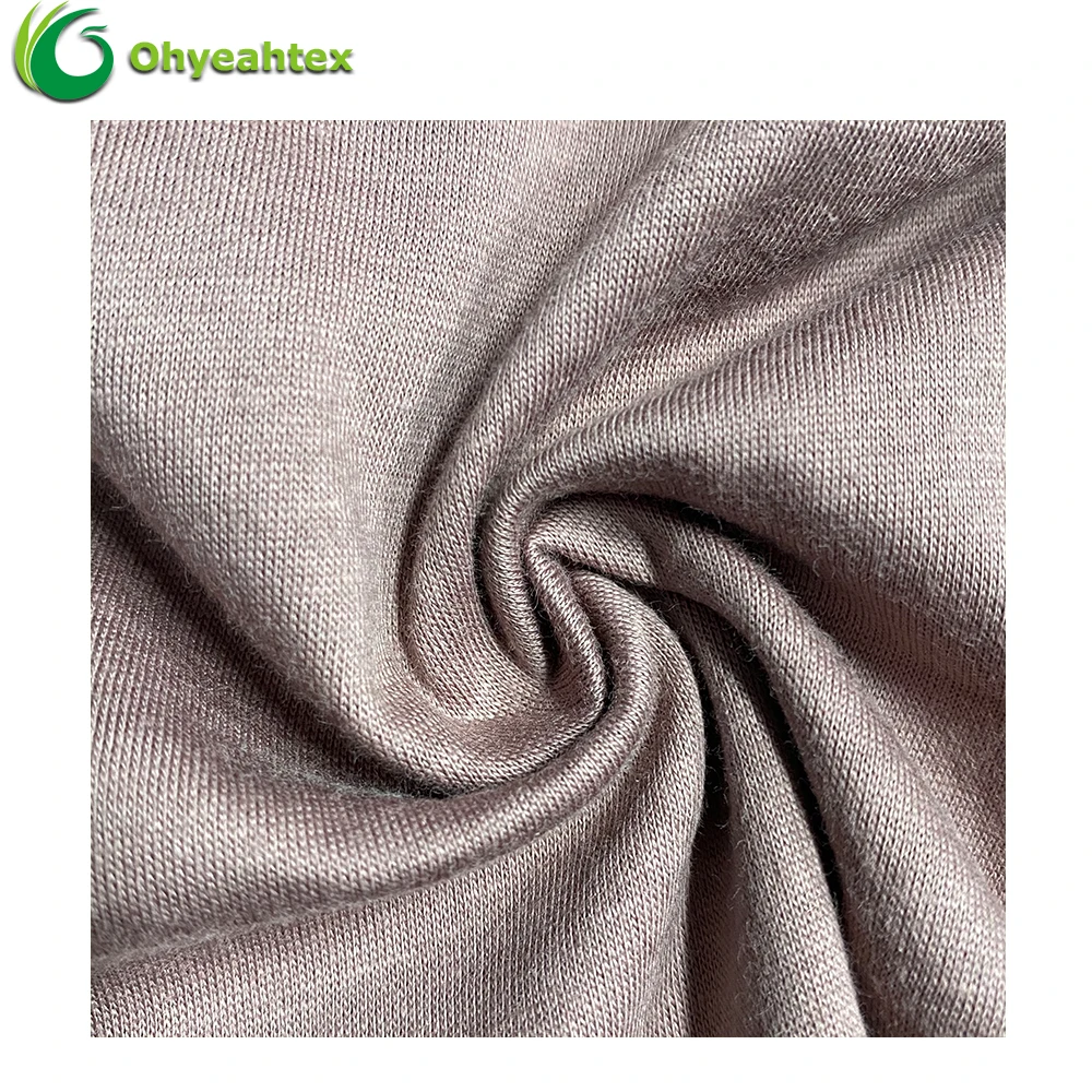 Трикотажный текстиль Oeko-tex, 100% хлопчатобумажная ткань для футболок
