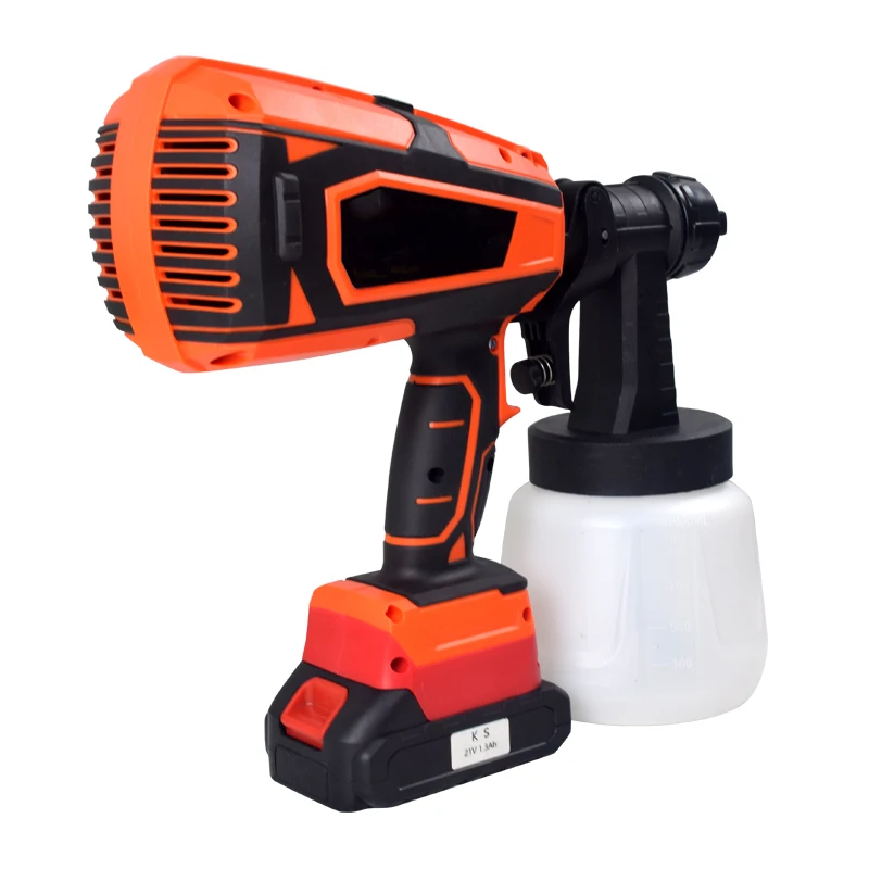 High-Power Rechargeable Airless Paint Sprayer Artifact Lithium Battery Spray Gun Pressure Feed DIY Plastic Coating Pot Spraying