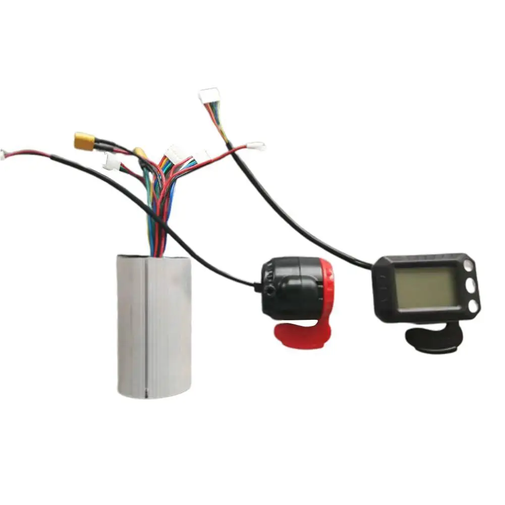 Полный набор аксессуаров для электрического скутера с дисплеем тормоз дроссельной заслонки электронного