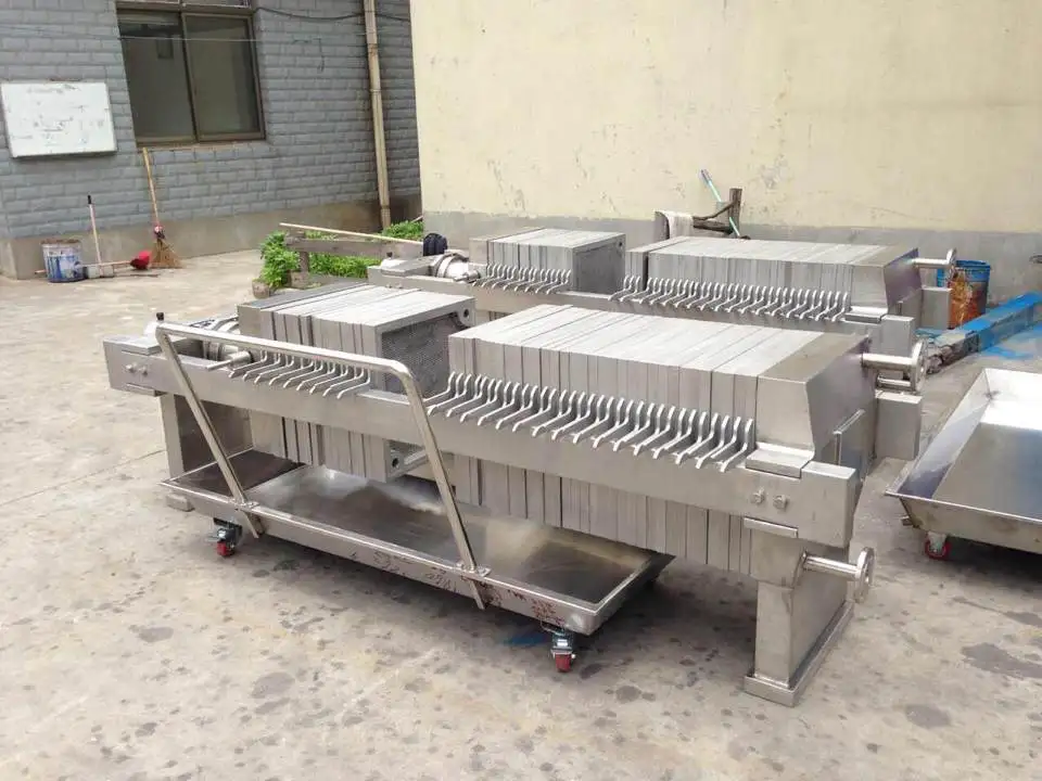 
Oil Filtration Stainless Steel Plate & Frame Filter Press Manufacturer 