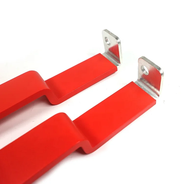 Custom Electrical Grade Copper Busbars with Tin Coating Overmolded with PC Material