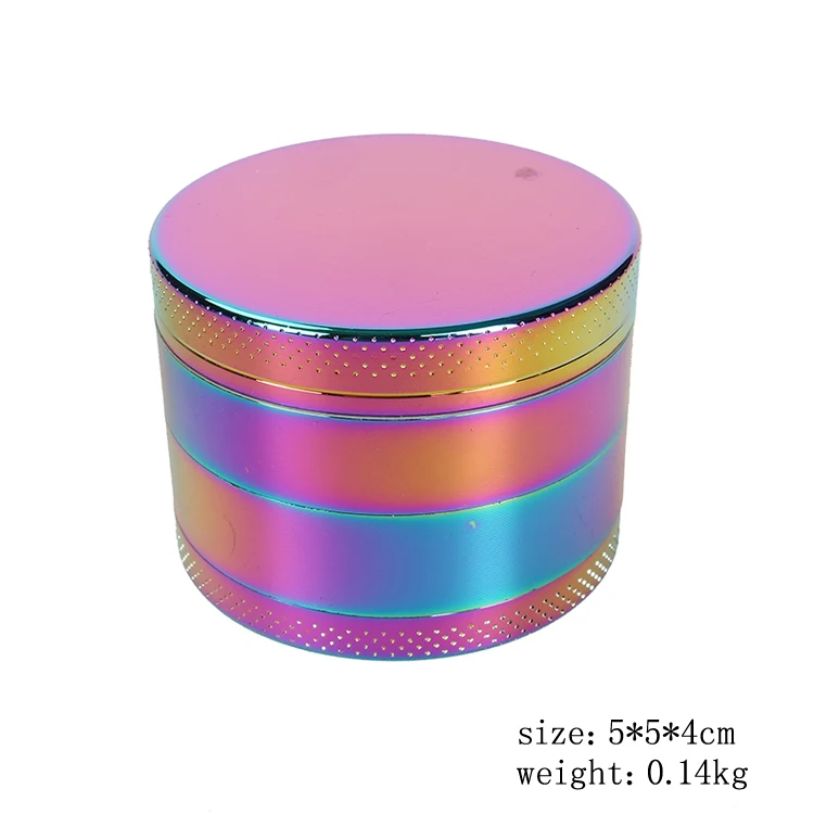 Wholesale Customer Zinc alloy metal material portable cylinder herb wood tobacco leaf herb grinder tobacco