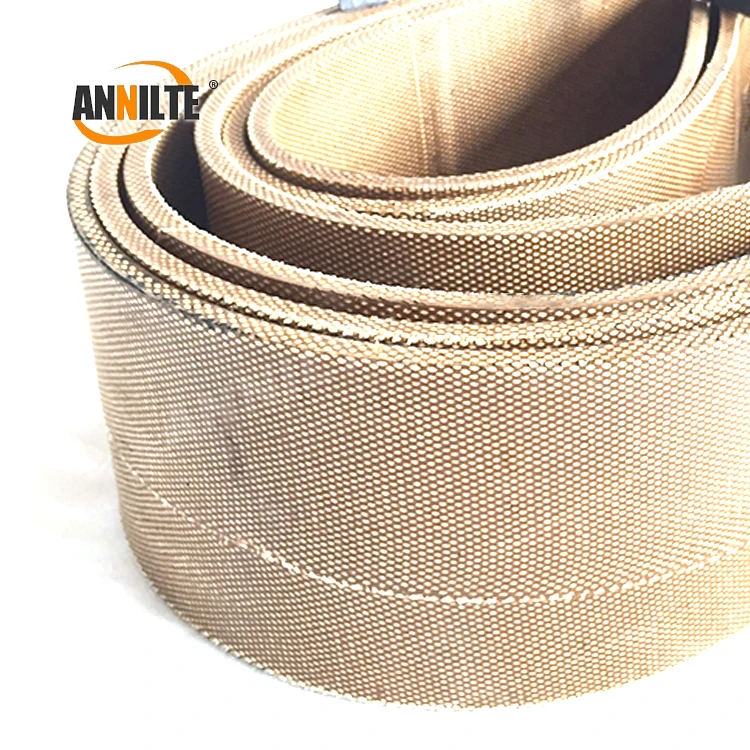 Annilte  rubber canvas material winder flat belt spiral tube winding belt for paper industry
