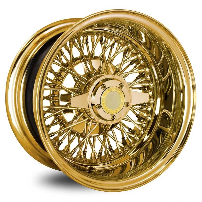 2023 Wholesale Custom Chrome 140 180 200 Spokes 20 22 24 Inch Car Wire Spoke Wheel Gold 100 Spoke Wire Wheels