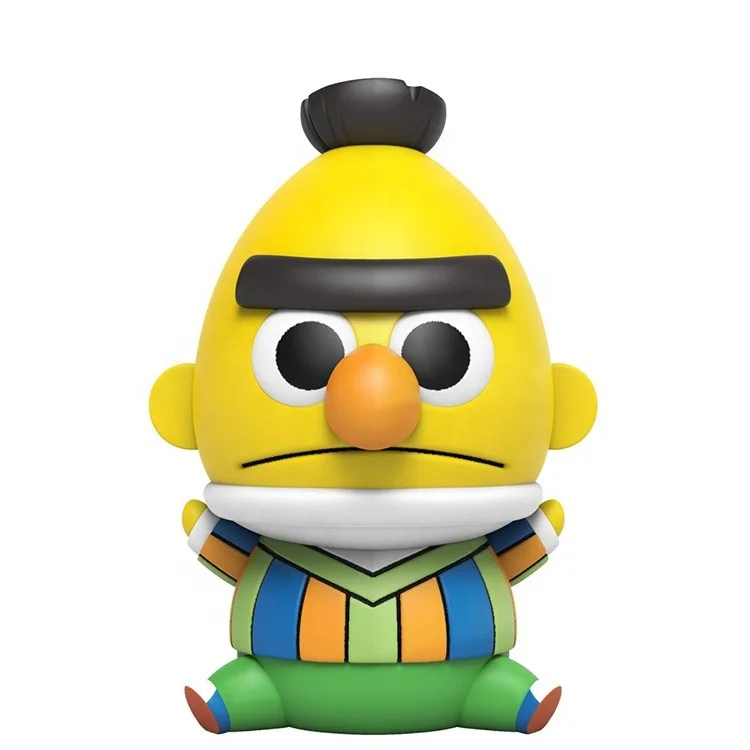 Manufacturer lovely room ornaments Sesame Street mystery box figure sitting series pvc plastic toys lucky blind box