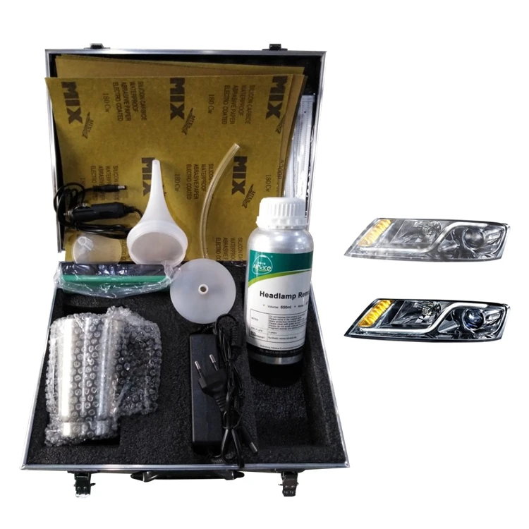 Набор для восстановления полимерных автомобильных фар «сделай